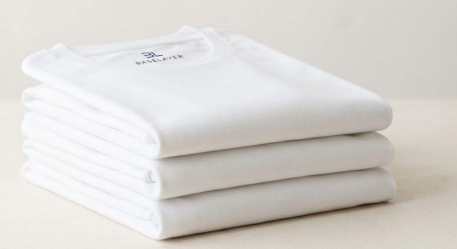 Combed Cotton Crew Tee 3-Pack — White — alternate view